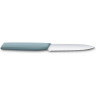 Нож для овощей Victorinox Swiss Modern, лезвие 10 см, голубая ручка 6.9006.10W21